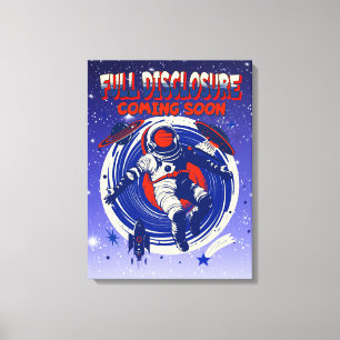 Toile Divulgation complète à venir bientôt L'astronaut