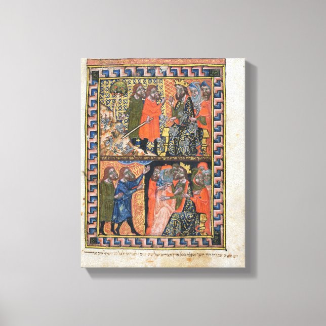 Toile Dix fléaux de l'Egypte TtoB; la peste de (Recto)