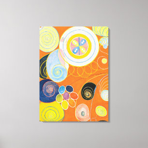 Toile Dix plus grandes, no 3, Jeunesse Hilma af Klint