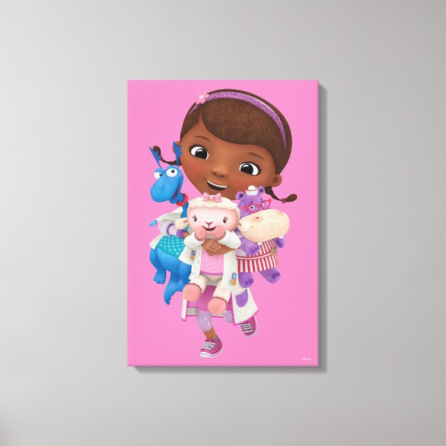 Toile Doc McStuffins | Partage des soins (Recto)