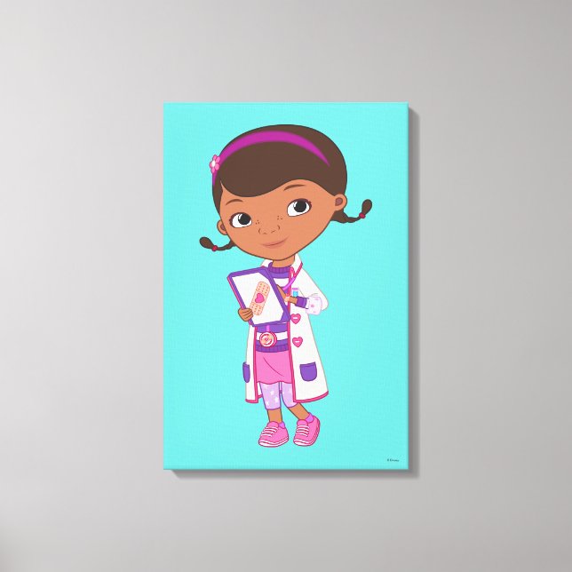 Toile Doc McStuffins | Toute partie de mon travail (Recto)