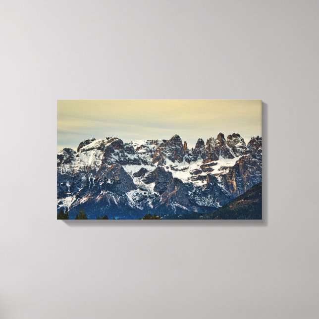 Toile Dolomites, Alpes italiennes (Recto)