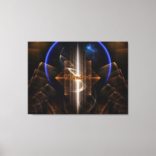 Toile Domaine Artrillien De Xzendor7 Fractal Art