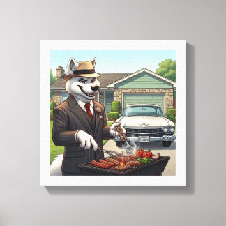 Toile Don Lupo Canino "Fête du Travail"