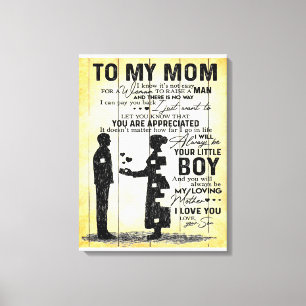 Toile Don Son To My Mom, Meilleur cadeau pour Maman,