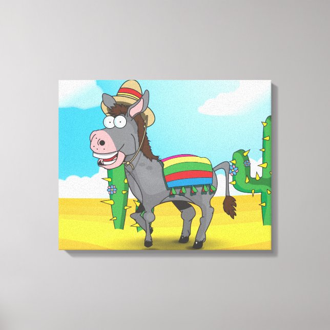 Toile Donkey mexicain (Recto)