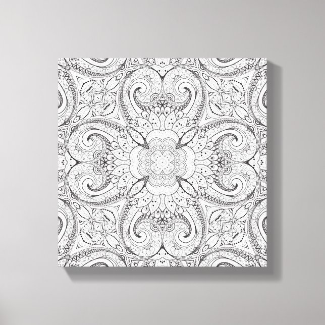 Toile Doodle tribal 11 (Recto)