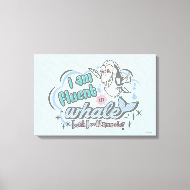 Toile Dory | Je suis Fluent in Whale Comic (Recto)