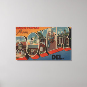 Toile Douvres, DelawareGrandes lettres ScènesDouvres, DE