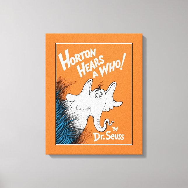 Toile Dr Seuss | Horton Entend un qui livre (Recto)