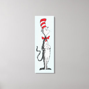 Toile Dr. Seuss I Chat dans le Casquette debout haut