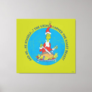 Toile Dr. Seuss   Le Grinch   La bête rôtie de Noël