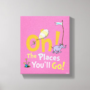 Toile Dr Seuss  Oh, les endroits où tu iras !