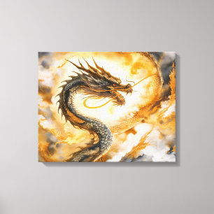 Toile Dragon chinois