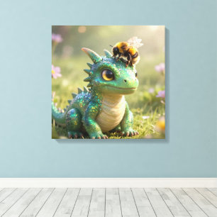 Toile Dragon contre abeille :-)