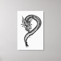 Dragon en style tatouage