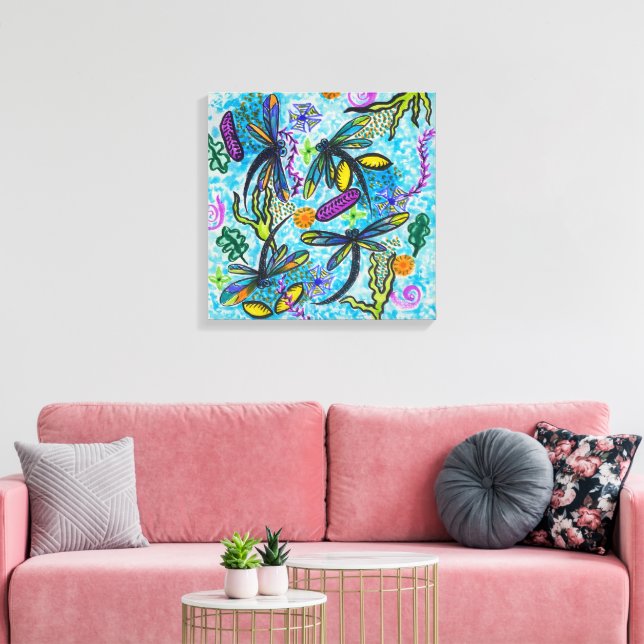 Toile Dragonfly Fantasy  (Insitu(Salon))