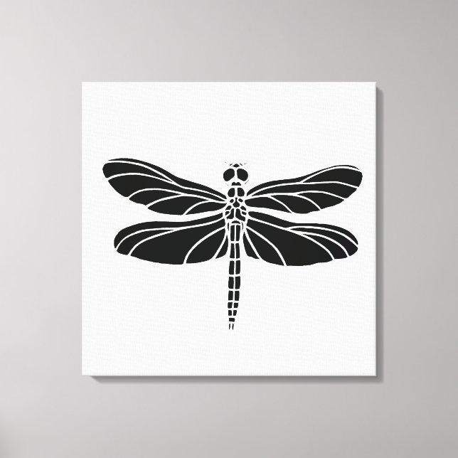 Toile Dragonfly noir (Recto)