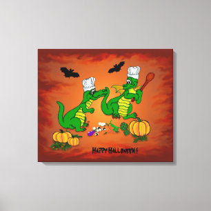 Toile Dragons - Joyeux Halloween ! Aujourd'hui je vais c