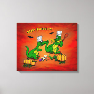 Toile Dragons - Joyeux Halloween ! Aujourd'hui je vais c