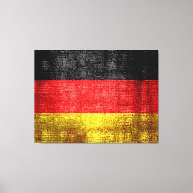 Toile Drapeau allemand Vintage (Recto)