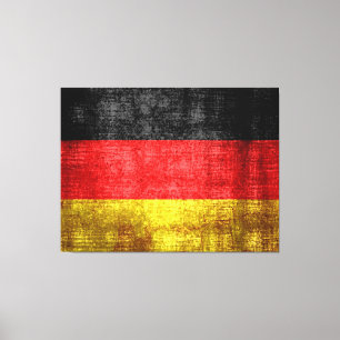 Toile Drapeau allemand Vintage