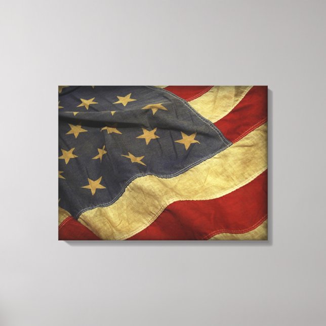 Toile Drapeau américain (Recto)