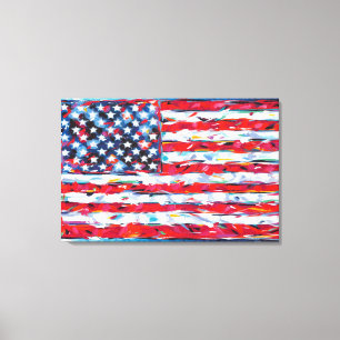 Toile Drapeau américain