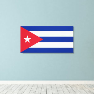 Toile Drapeau cubain, La Havane, Fidel Castro, Che Gueva