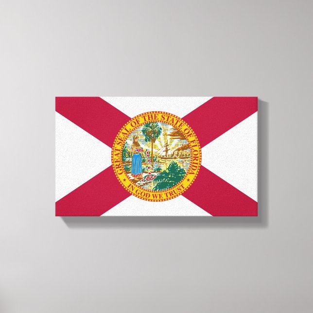 Toile Drapeau de Floride (Recto)