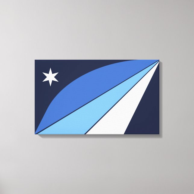 Toile Drapeau de la Colombie (Caroline du Sud) (Recto)