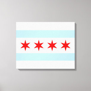 Toile Drapeau de la ville de Chicago (Illinois)