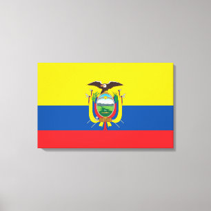 Toile Drapeau de l'Équateur