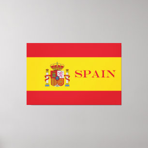 Toile Drapeau de l'Espagne - le Bandera de Espana