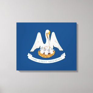 Toile Drapeau de l'État de Louisiane