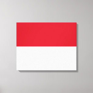 Toile Drapeau de Monaco