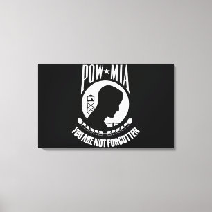 Toile Drapeau de POW-MIA