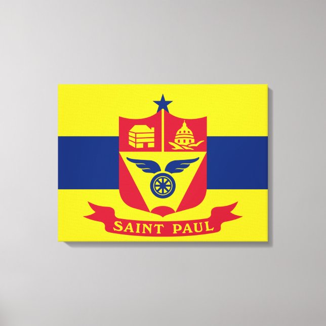Toile Drapeau de Saint Paul (Minnesota) (Recto)