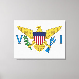 Toile Drapeau des îles Vierges américaines