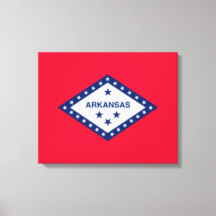 Toile Drapeau d'État Arkansas