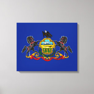 Toile Drapeau d'État de Pennsylvanie Décor design