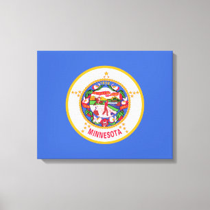 Toile Drapeau d'État du Minnesota