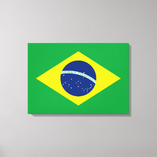 Toile Drapeau du Brésil