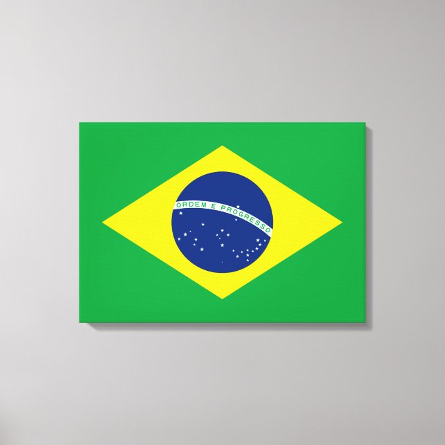 Toile Drapeau du Brésil (Recto)
