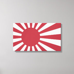 Toile Drapeau du soleil levant impérial du Japon, Edo à 