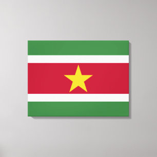 Toile Drapeau du Suriname
