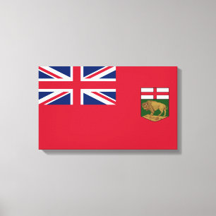 Toile Drapeau Manitoba