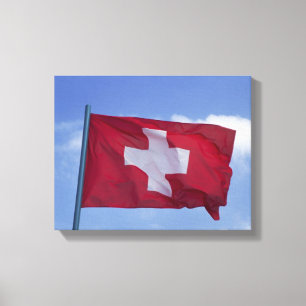 Toile Drapeau suisse RF)
