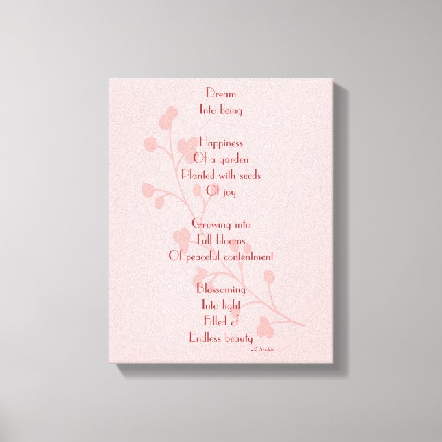 Toile Dream Poem (Recto)