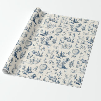 Toile du Jouy wrapping paper